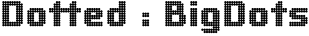BigDots English Font